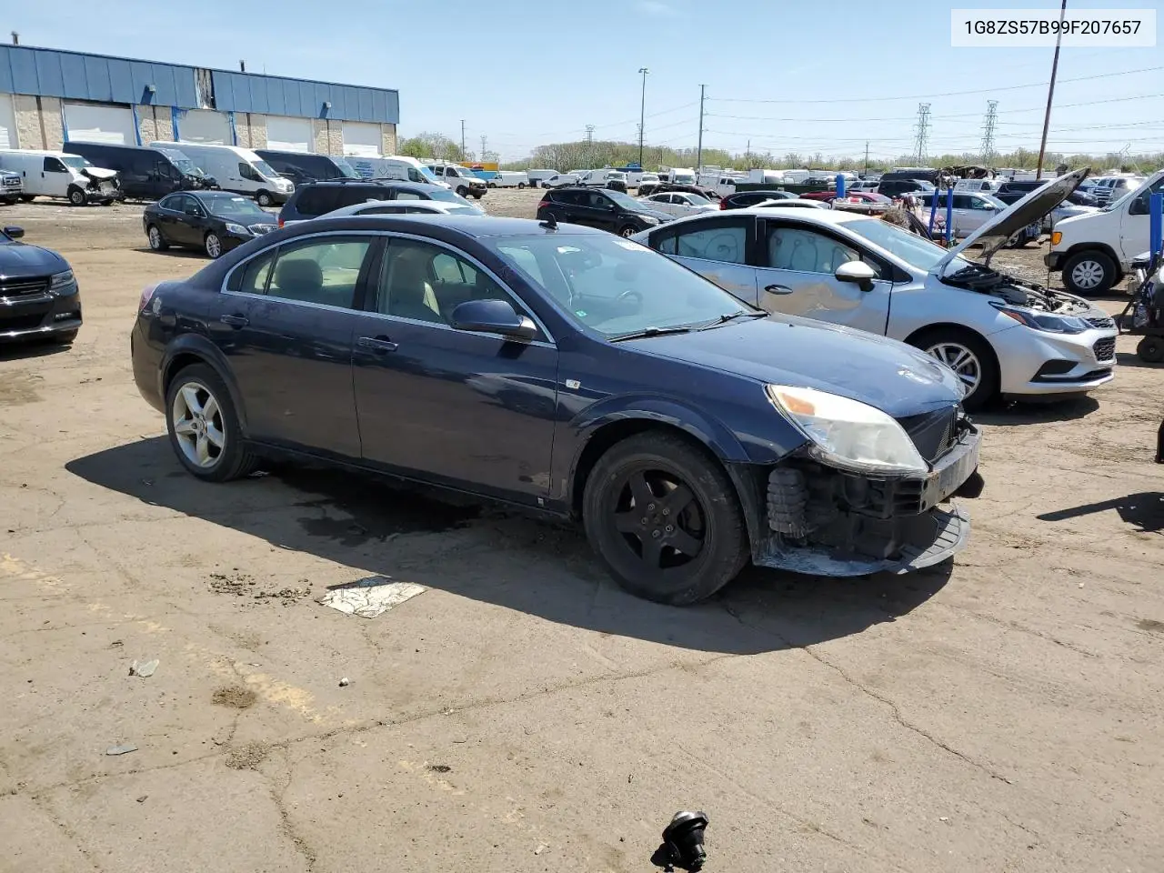 2009 Saturn Aura Xe VIN: 1G8ZS57B99F207657 Lot: 55258515