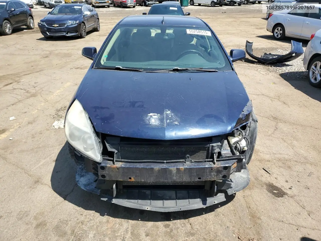 2009 Saturn Aura Xe VIN: 1G8ZS57B99F207657 Lot: 55258515