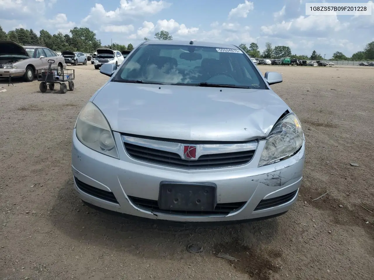 2009 Saturn Aura Xe VIN: 1G8ZS57B09F201228 Lot: 55534815