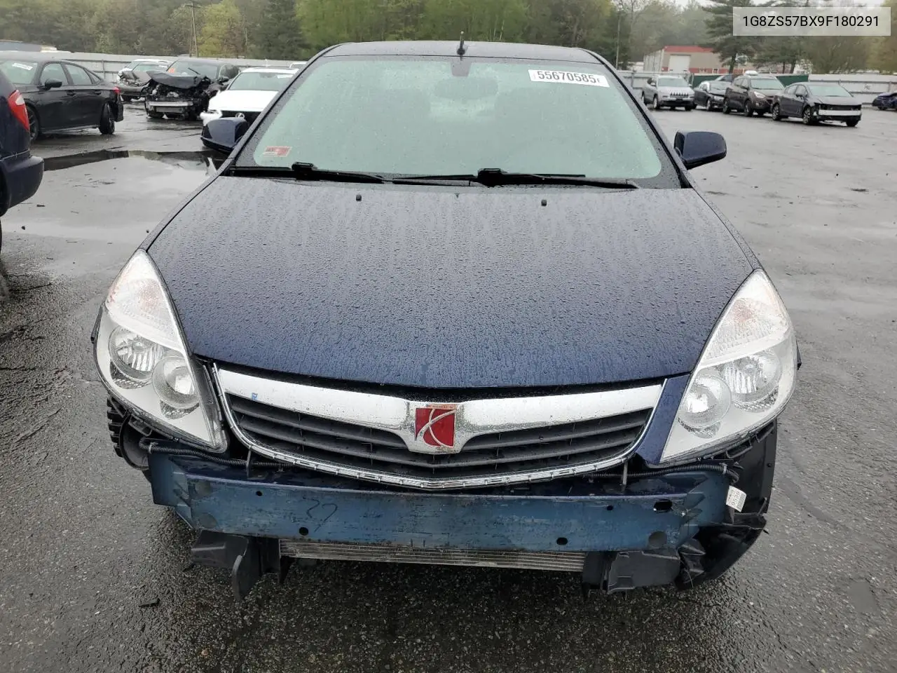 2009 Saturn Aura Xe VIN: 1G8ZS57BX9F180291 Lot: 55670585