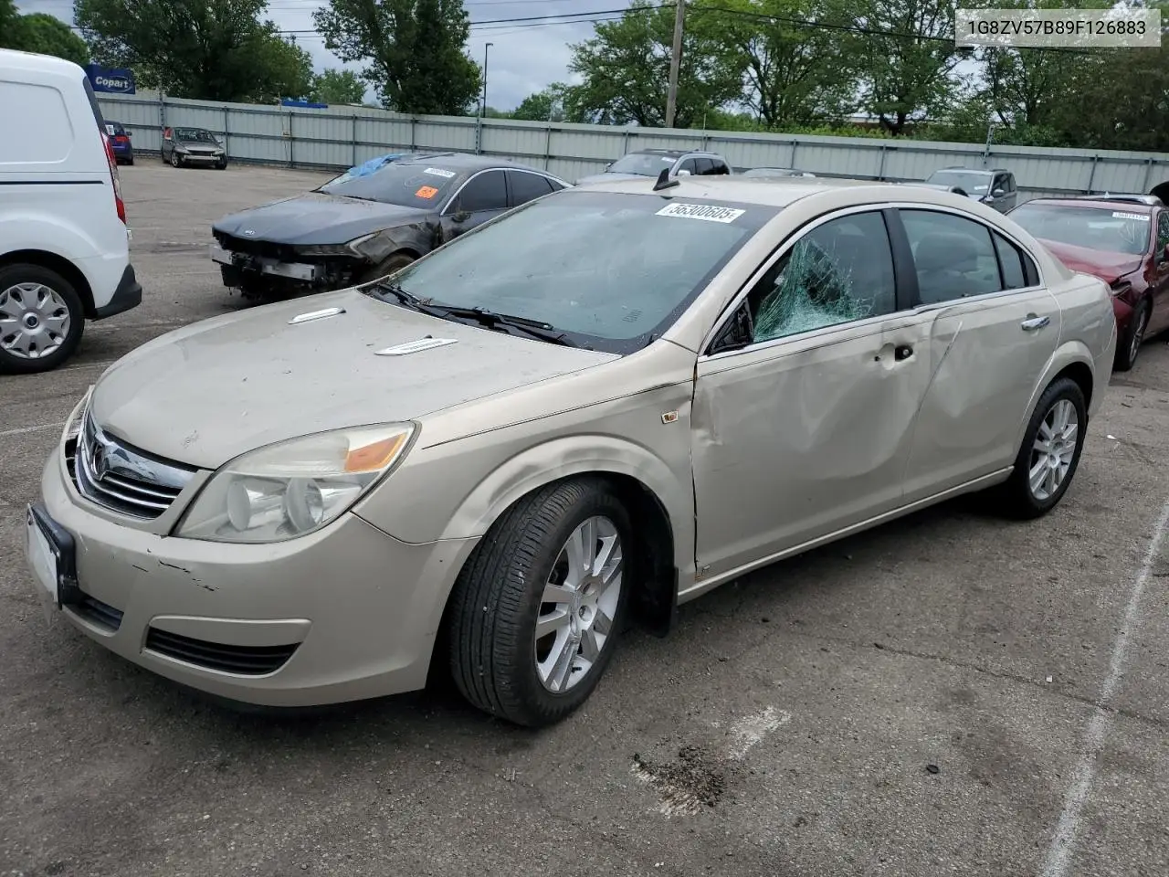 2009 Saturn Aura Xr VIN: 1G8ZV57B89F126883 Lot: 56300605
