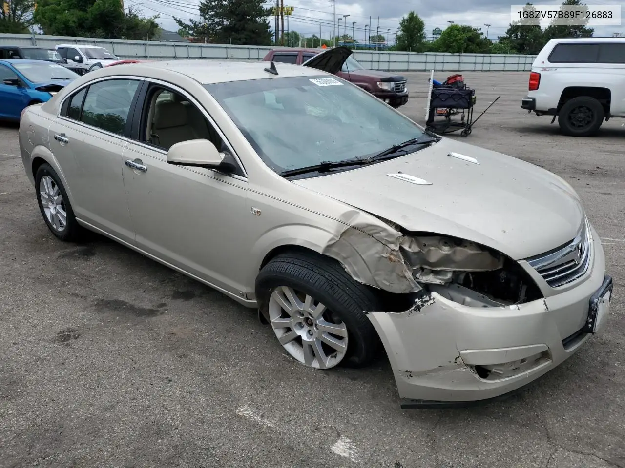 2009 Saturn Aura Xr VIN: 1G8ZV57B89F126883 Lot: 56300605