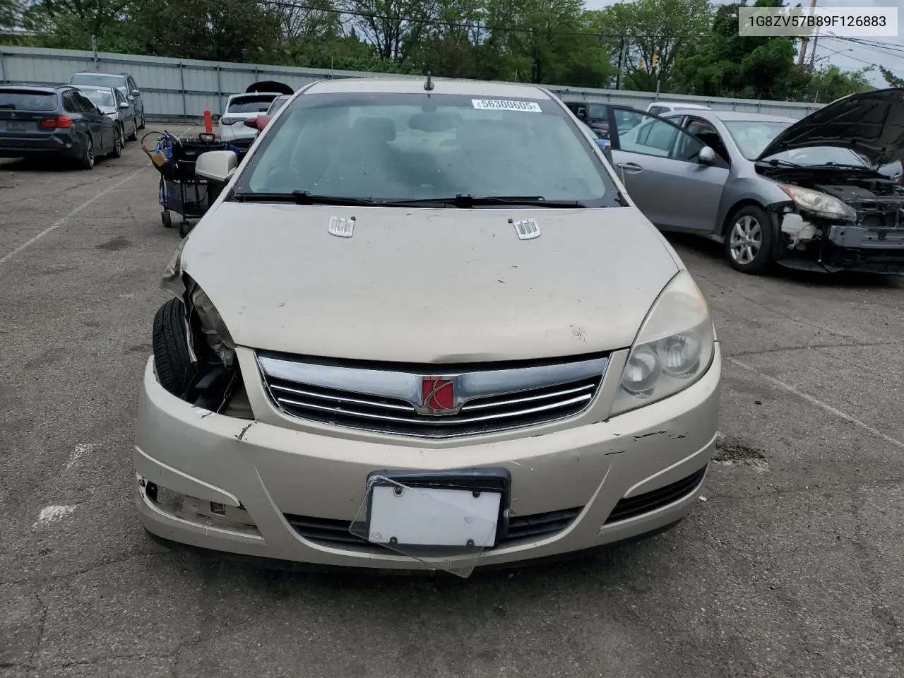 2009 Saturn Aura Xr VIN: 1G8ZV57B89F126883 Lot: 56300605
