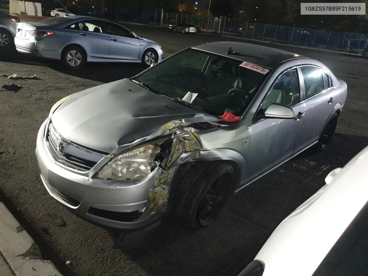 2009 Saturn Aura Xe VIN: 1G8ZS57B89F215619 Lot: 60183475