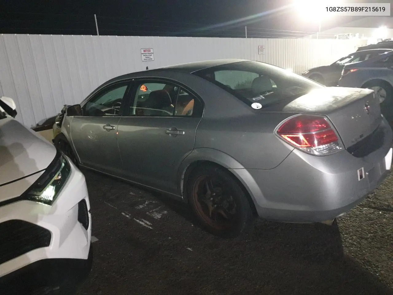 2009 Saturn Aura Xe VIN: 1G8ZS57B89F215619 Lot: 60183475