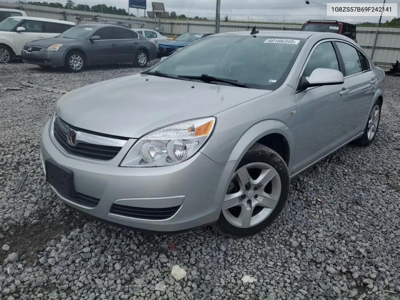 2009 Saturn Aura Xe VIN: 1G8ZS57B69F242141 Lot: 60186345