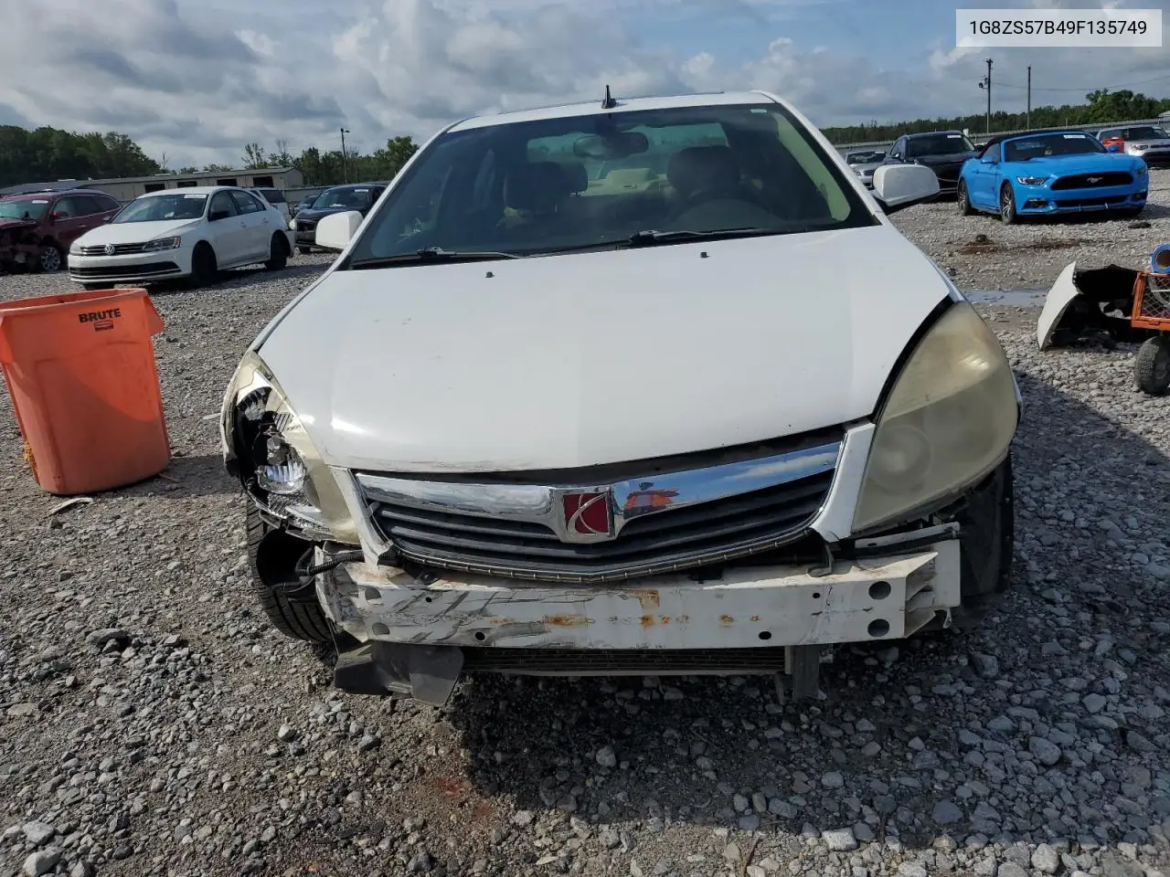 2009 Saturn Aura Xe VIN: 1G8ZS57B49F135749 Lot: 61088925