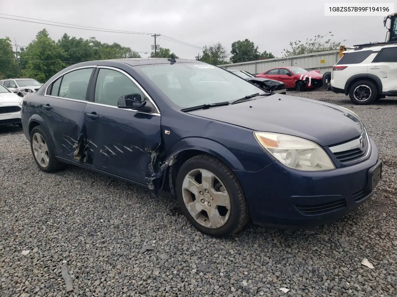 2009 Saturn Aura Xe VIN: 1G8ZS57B99F194196 Lot: 61207185
