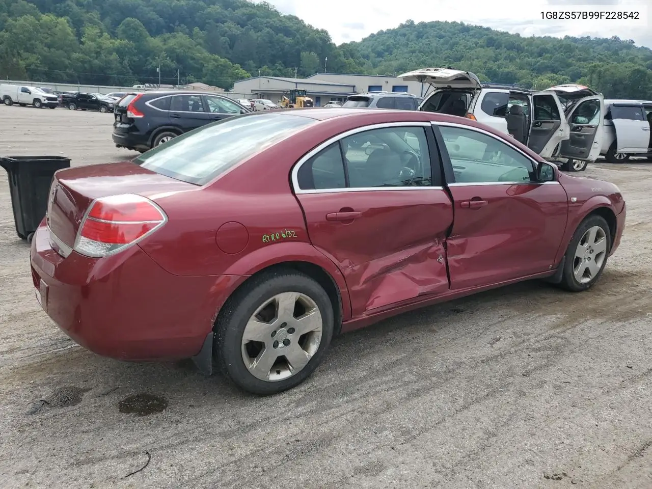 2009 Saturn Aura Xe VIN: 1G8ZS57B99F228542 Lot: 62999135