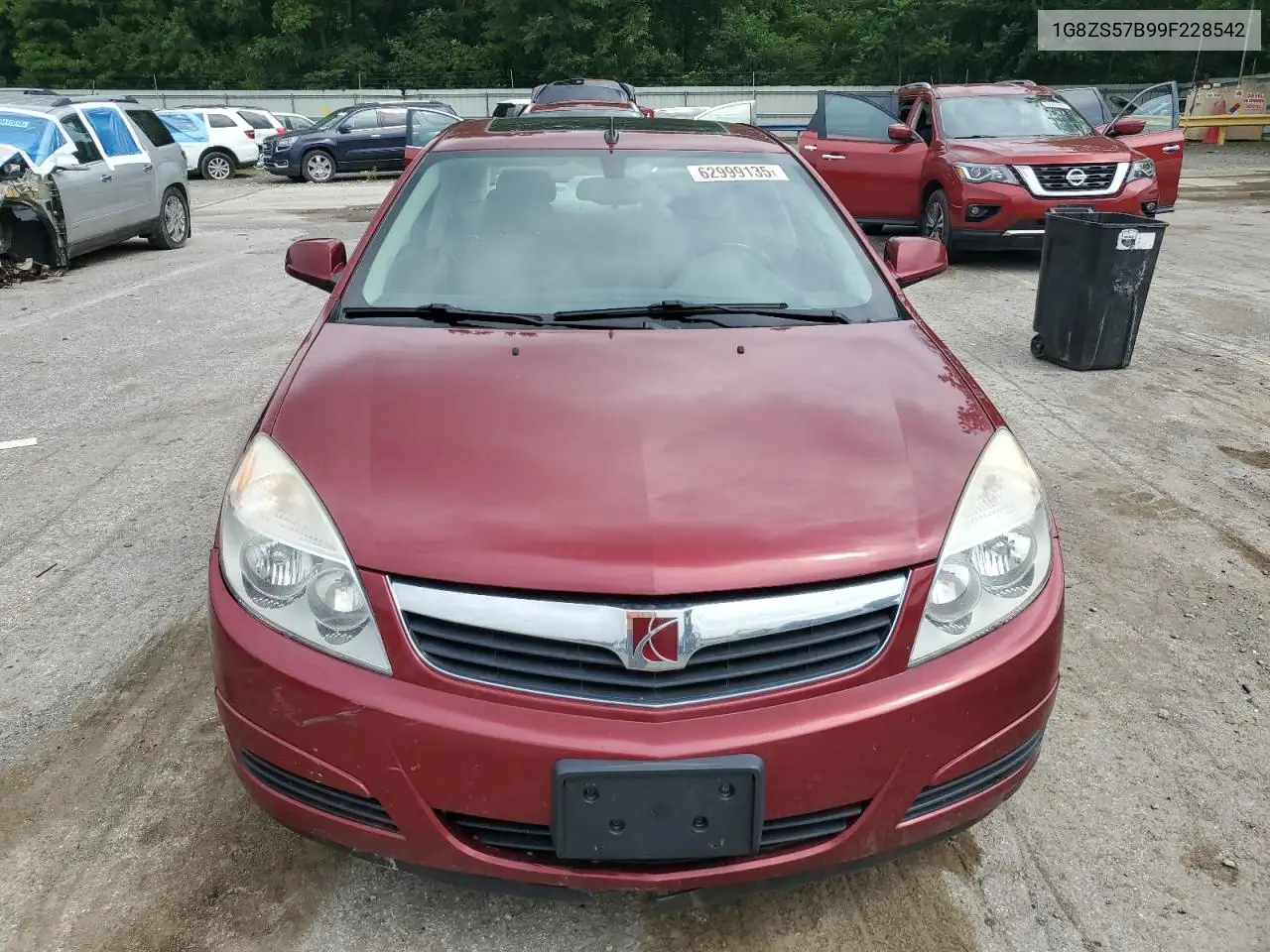 2009 Saturn Aura Xe VIN: 1G8ZS57B99F228542 Lot: 62999135