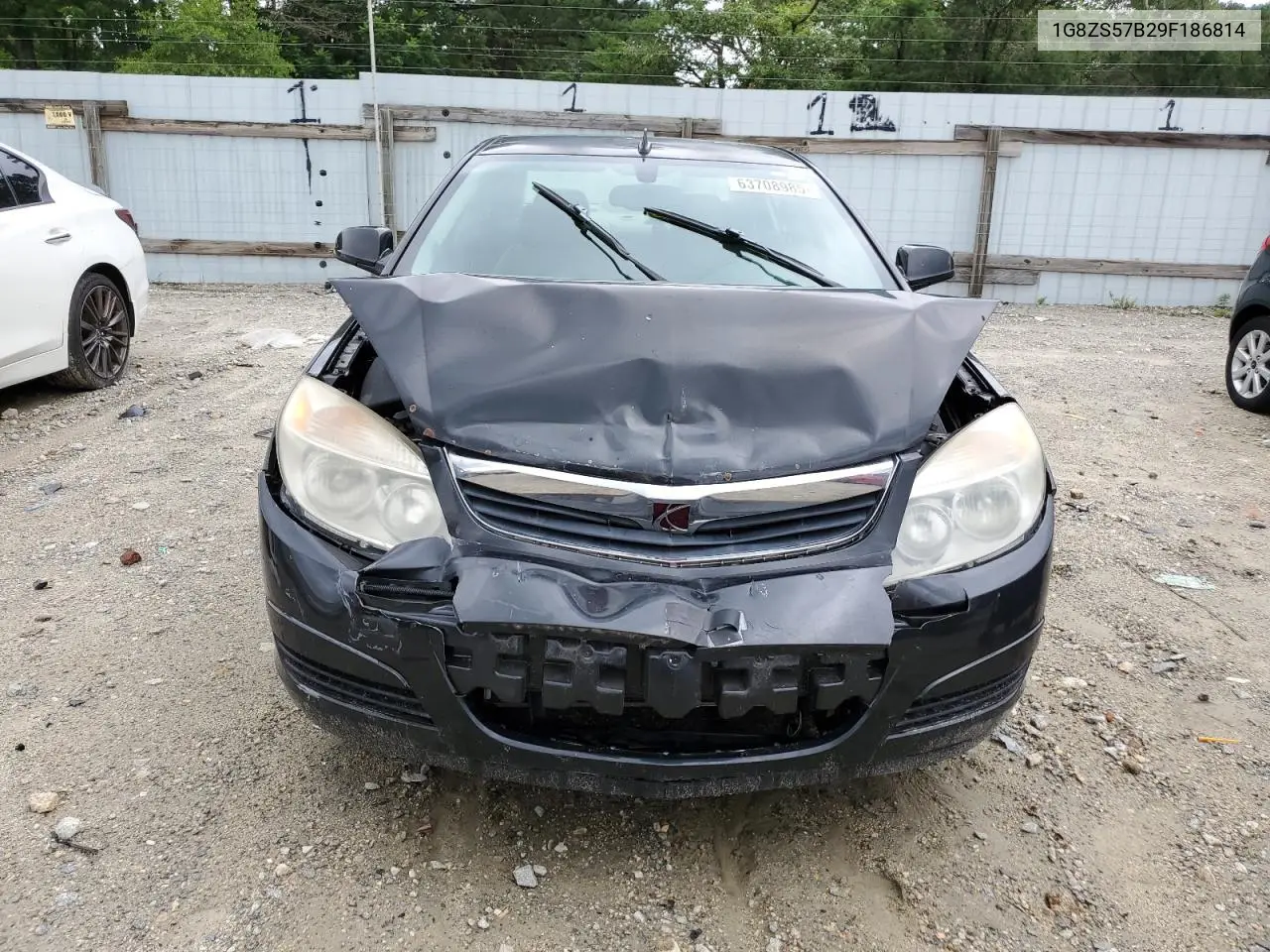 2009 Saturn Aura Xe VIN: 1G8ZS57B29F186814 Lot: 63708985