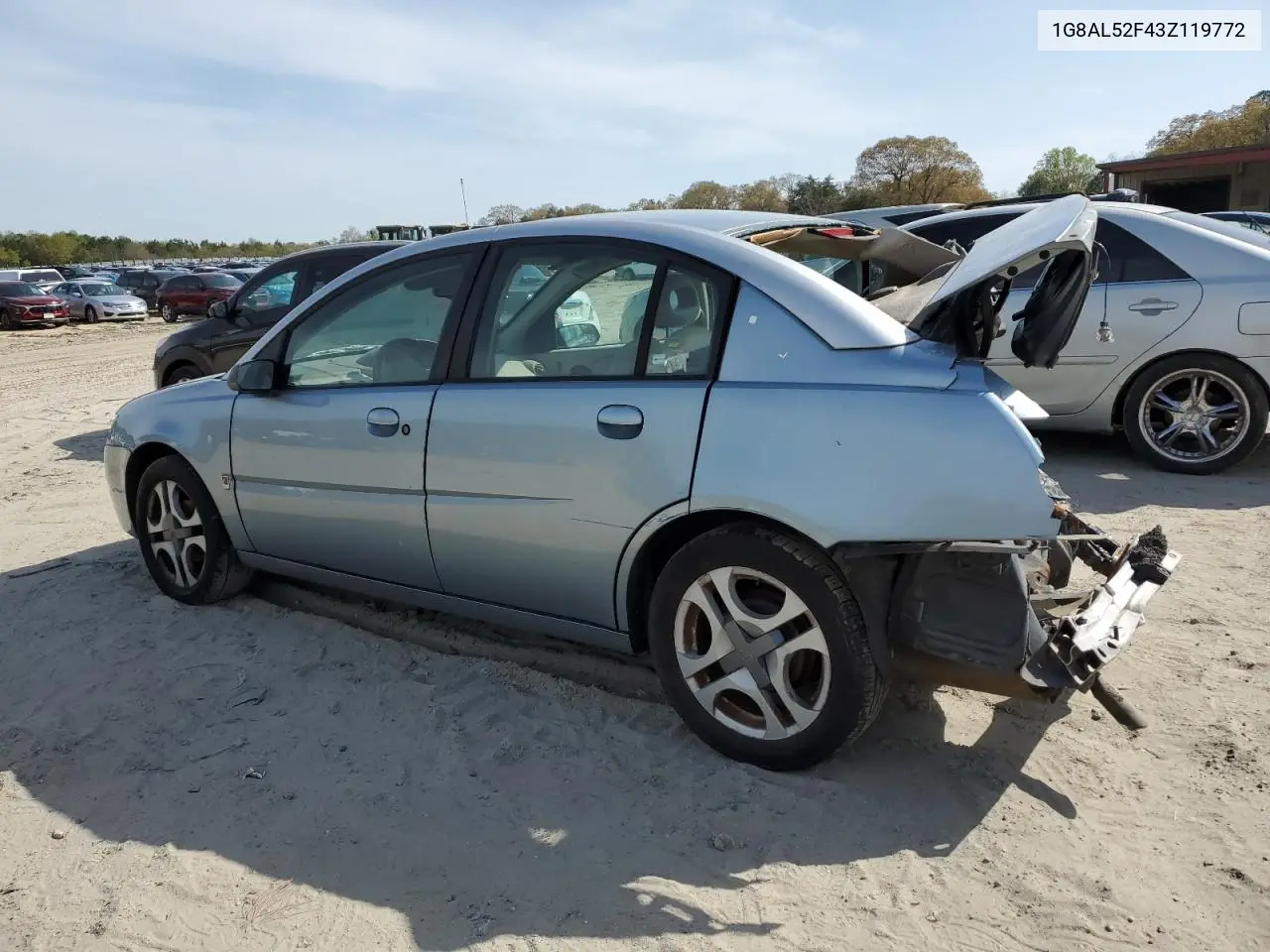 2003 Saturn Ion Level 3 VIN: 1G8AL52F43Z119772 Lot: 53628535