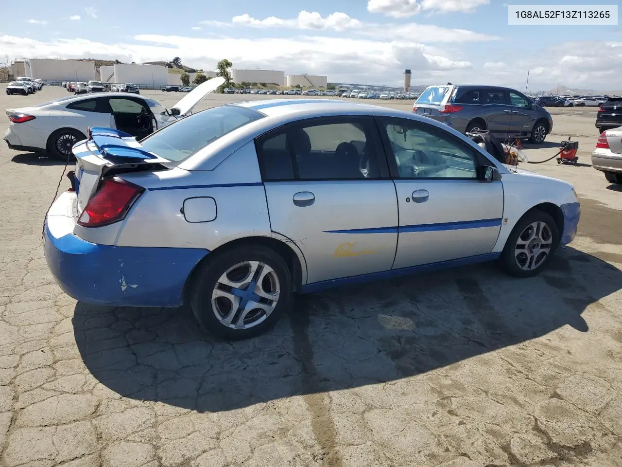 2003 Saturn Ion Level 3 VIN: 1G8AL52F13Z113265 Lot: 56462765