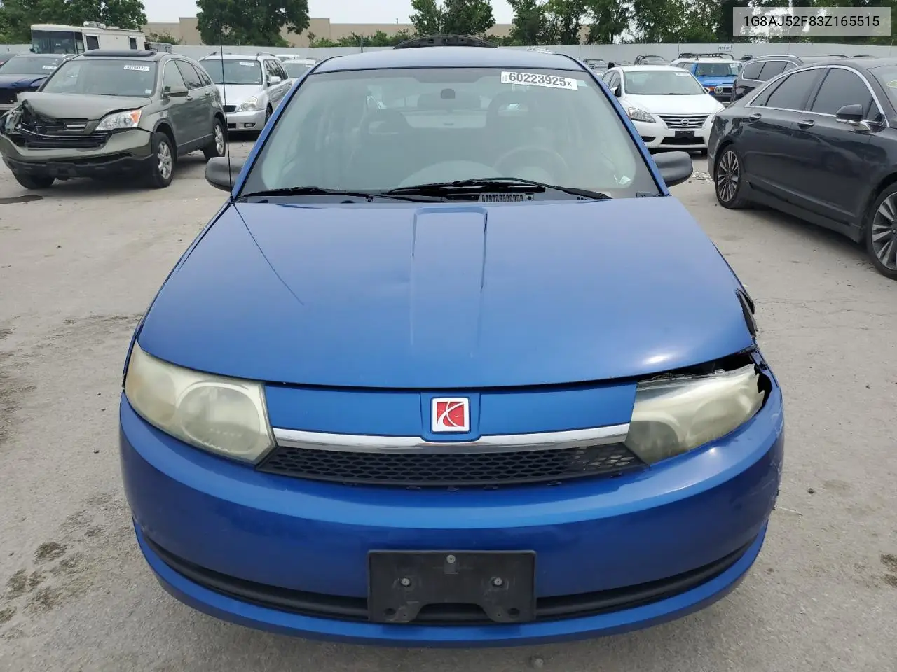 2003 Saturn Ion Level 2 VIN: 1G8AJ52F83Z165515 Lot: 60223925