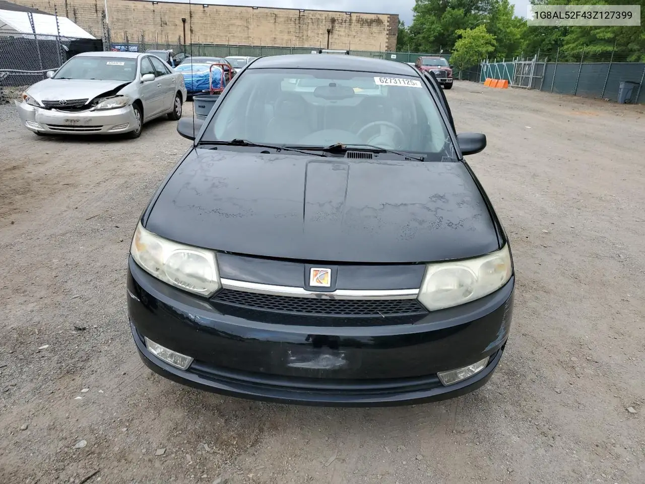 2003 Saturn Ion Level 3 VIN: 1G8AL52F43Z127399 Lot: 62731125
