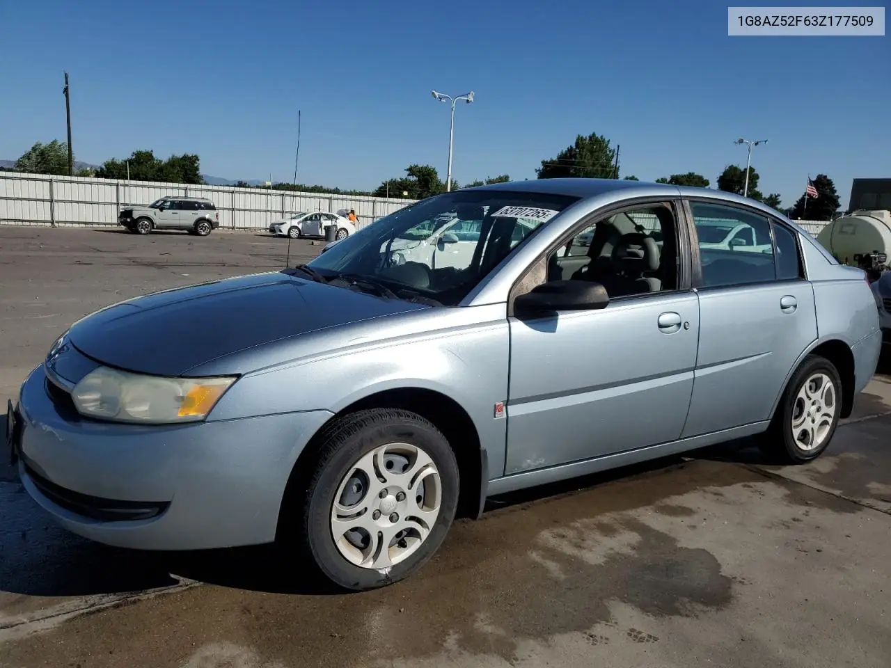 2003 Saturn Ion Level 2 VIN: 1G8AZ52F63Z177509 Lot: 63707265