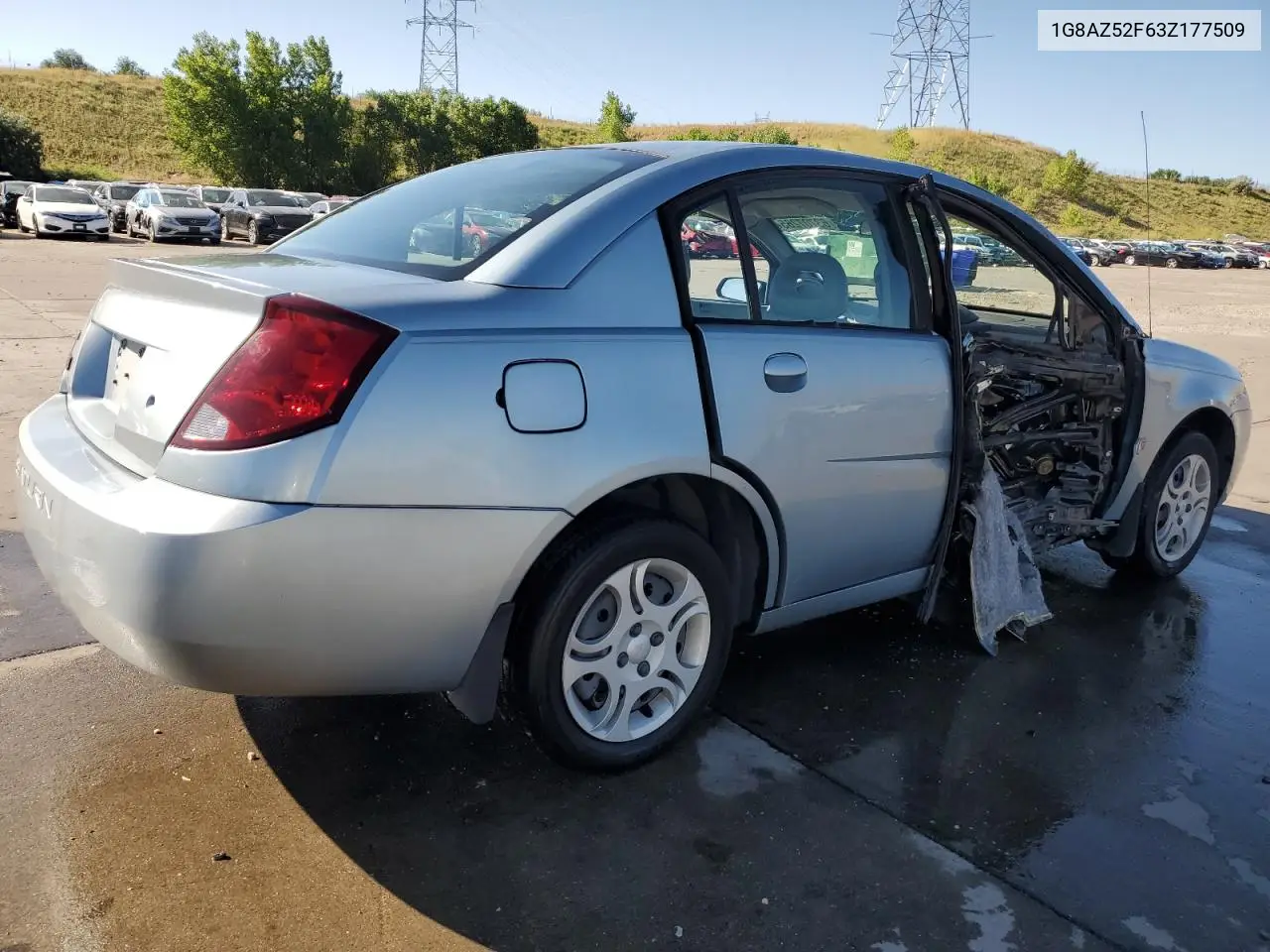 2003 Saturn Ion Level 2 VIN: 1G8AZ52F63Z177509 Lot: 63707265