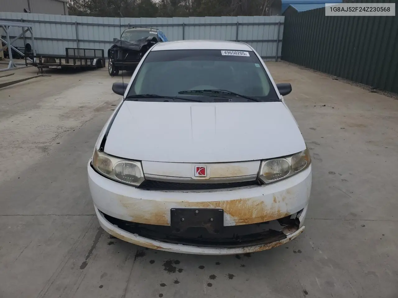 2004 Saturn Ion Level 2 VIN: 1G8AJ52F24Z230568 Lot: 49650205