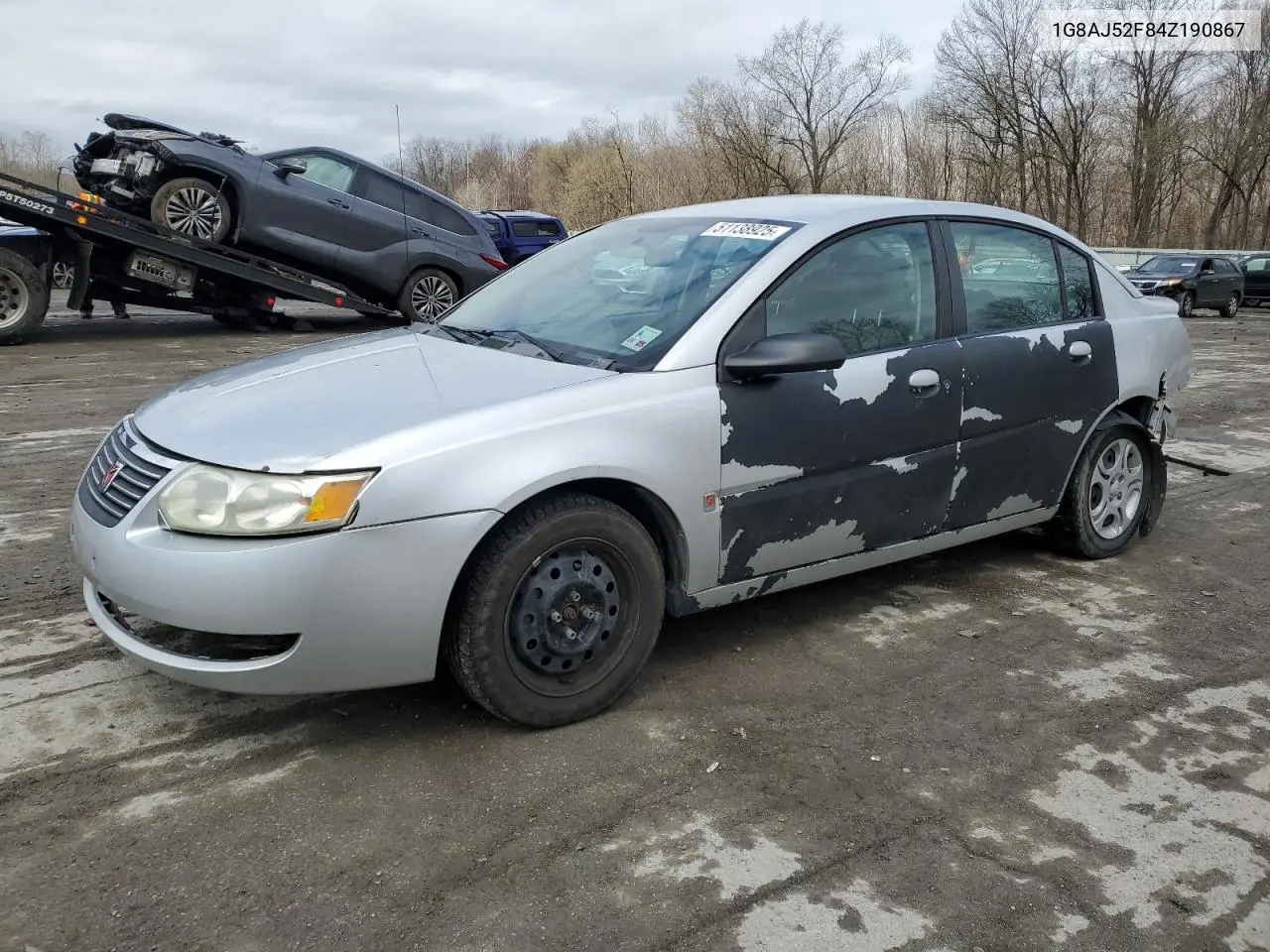 2004 Saturn Ion Level 2 VIN: 1G8AJ52F84Z190867 Lot: 51138925