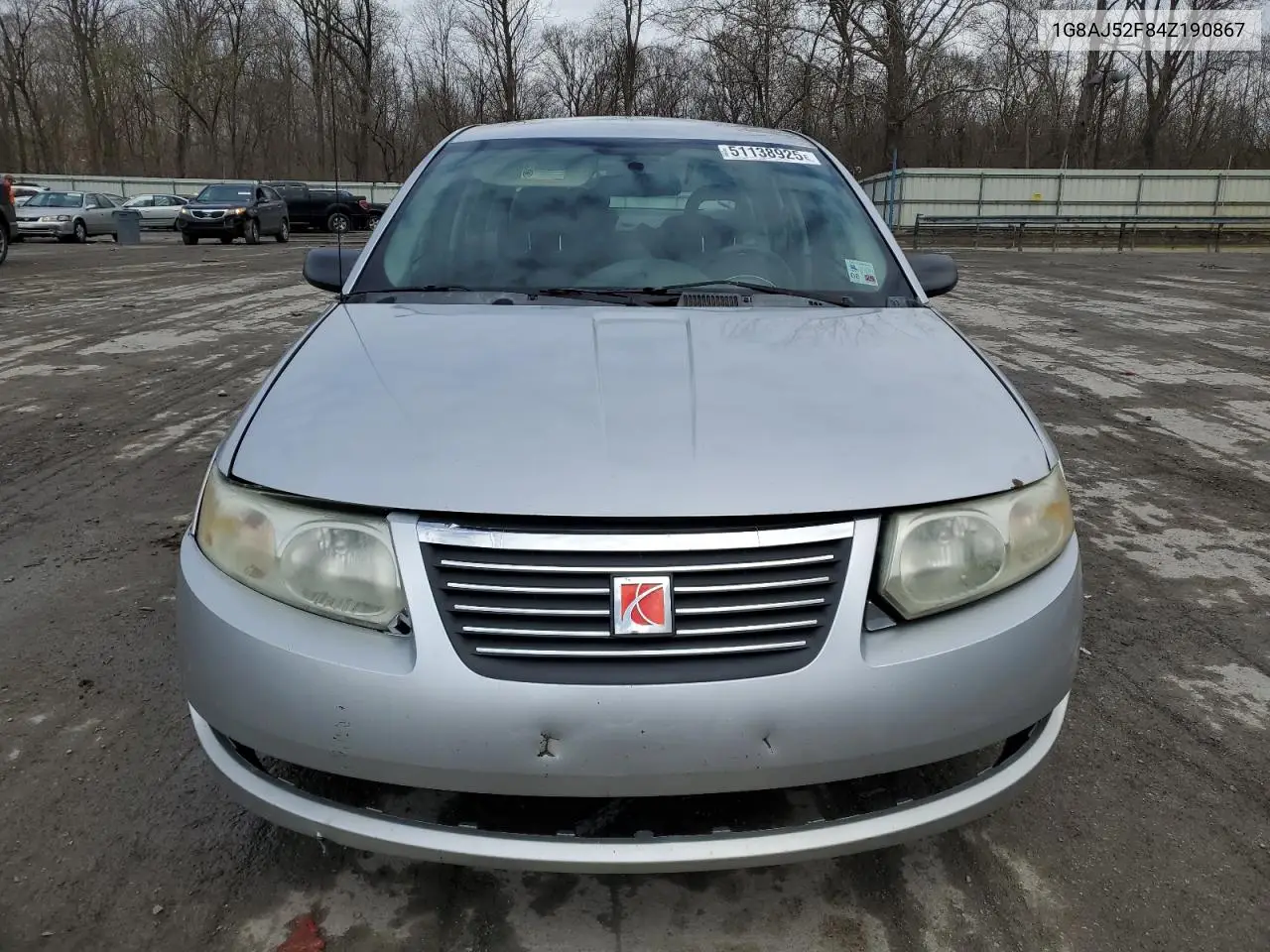 2004 Saturn Ion Level 2 VIN: 1G8AJ52F84Z190867 Lot: 51138925