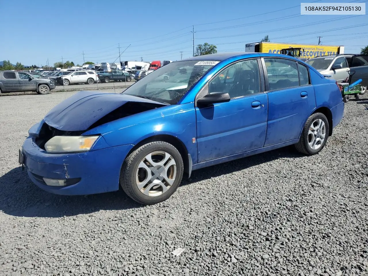 2004 Saturn Ion Level 3 VIN: 1G8AK52F94Z105130 Lot: 53108055