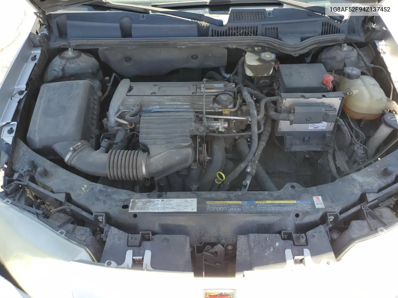 2004 Saturn Ion Level 1 VIN: 1G8AF52F94Z137452 Lot: 55536835