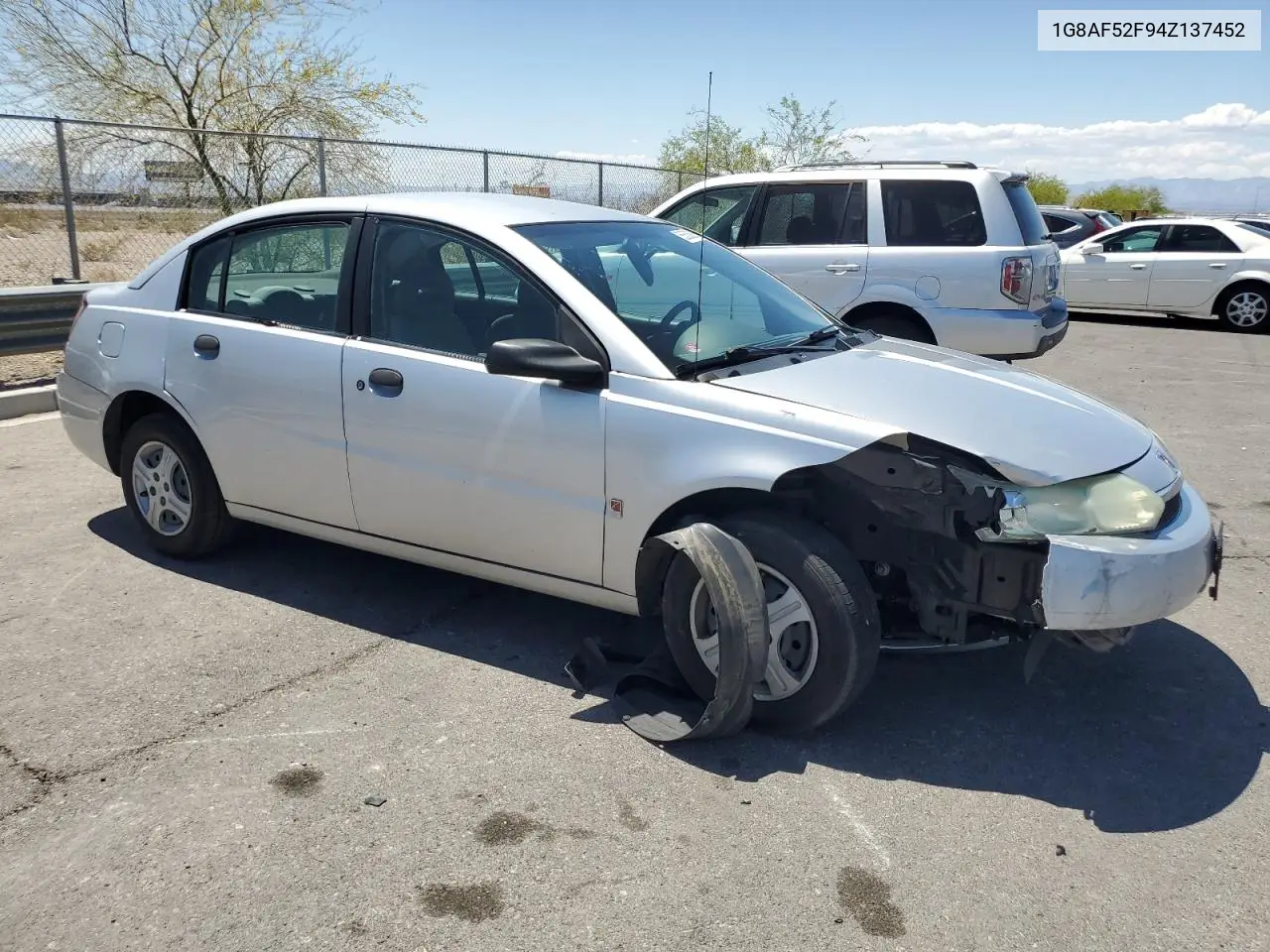 2004 Saturn Ion Level 1 VIN: 1G8AF52F94Z137452 Lot: 55536835