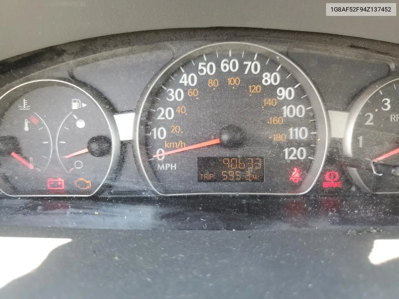 2004 Saturn Ion Level 1 VIN: 1G8AF52F94Z137452 Lot: 55536835
