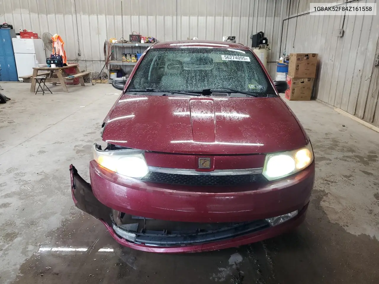 2004 Saturn Ion Level 3 VIN: 1G8AK52F84Z161558 Lot: 56274095