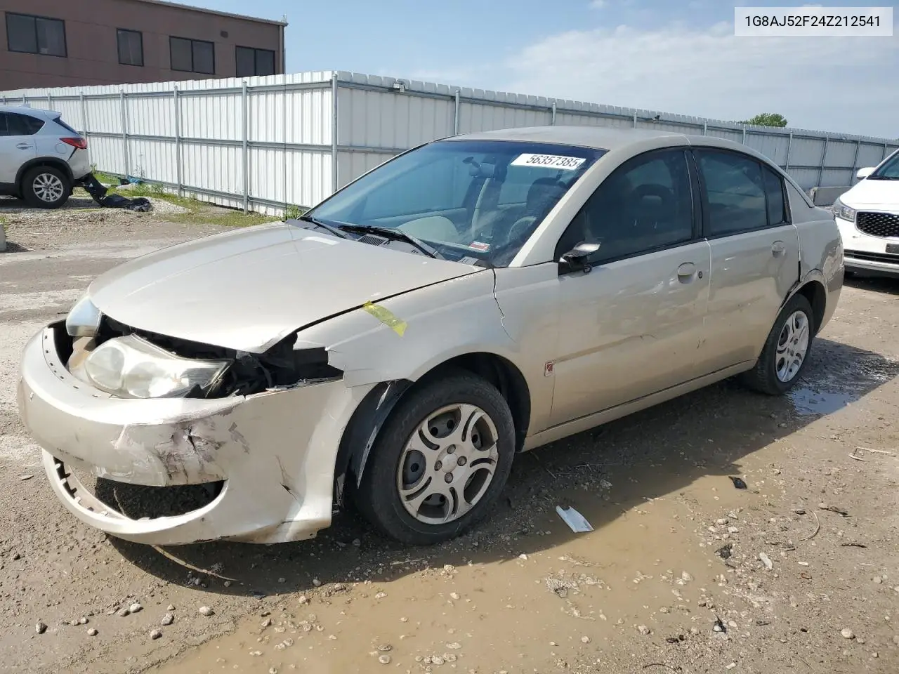 2004 Saturn Ion Level 2 VIN: 1G8AJ52F24Z212541 Lot: 56357385