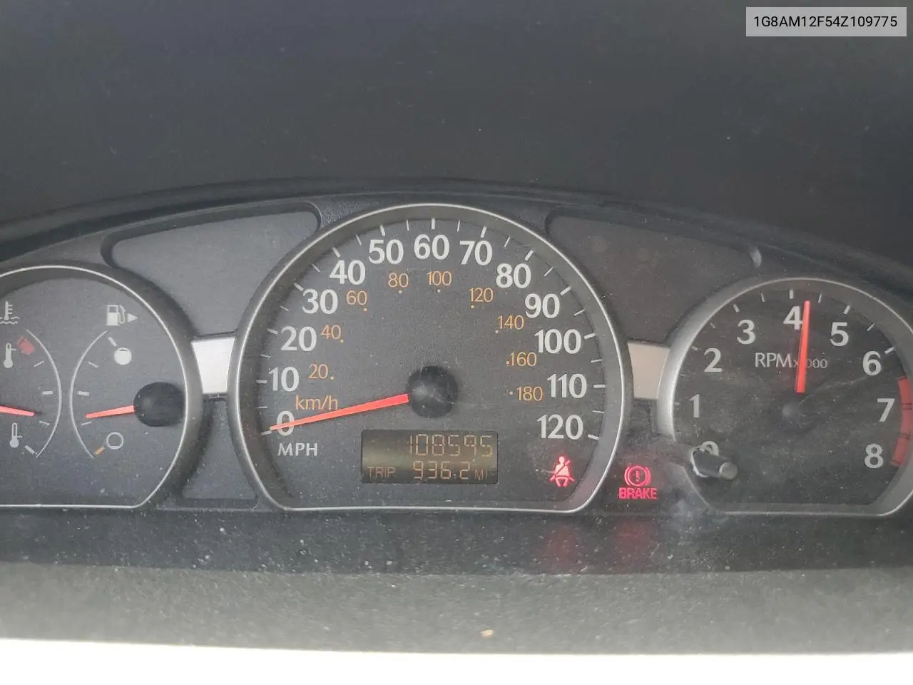 2004 Saturn Ion Level 2 VIN: 1G8AM12F54Z109775 Lot: 62020625