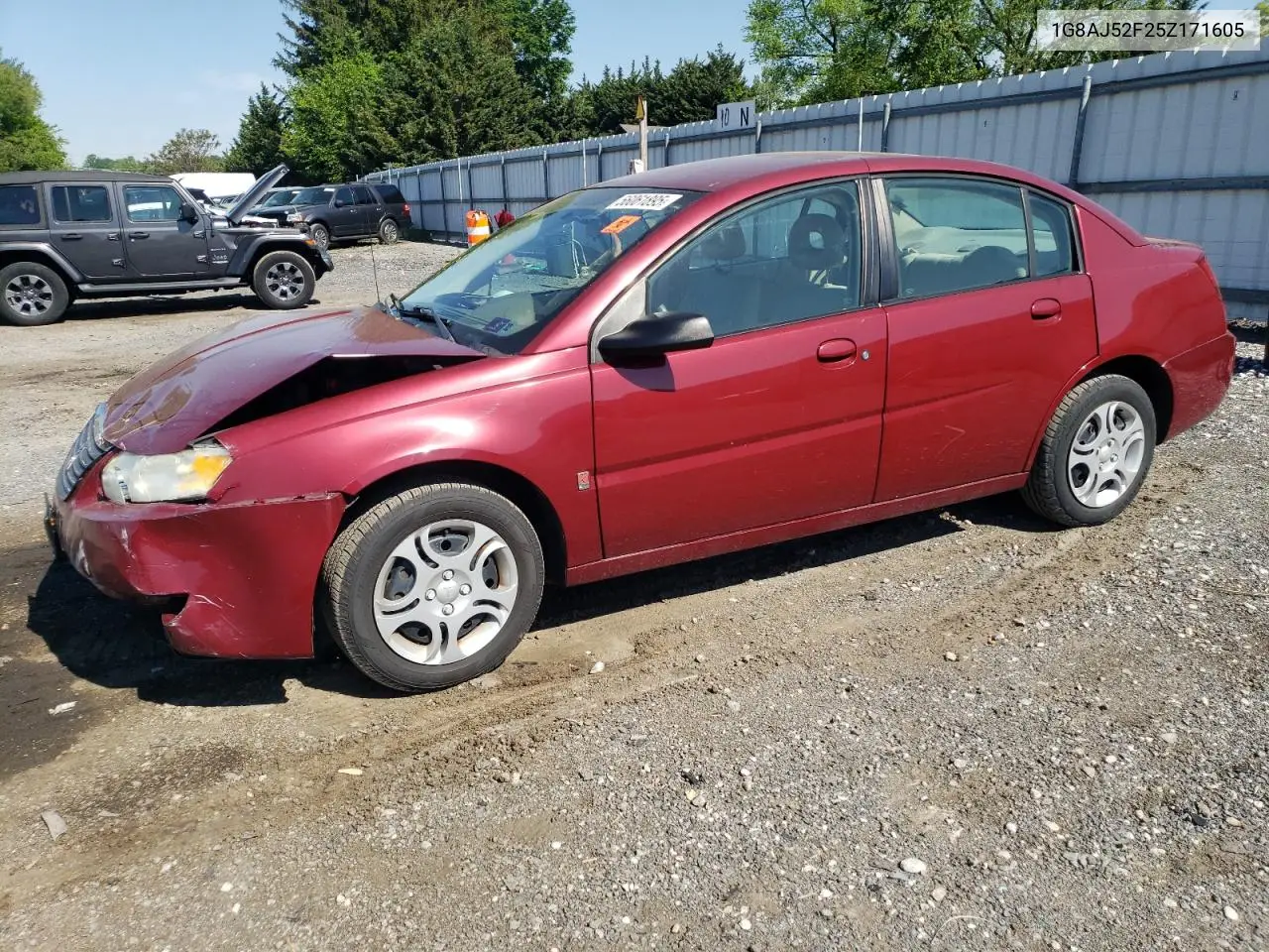 2005 Saturn Ion Level 2 VIN: 1G8AJ52F25Z171605 Lot: 56061895