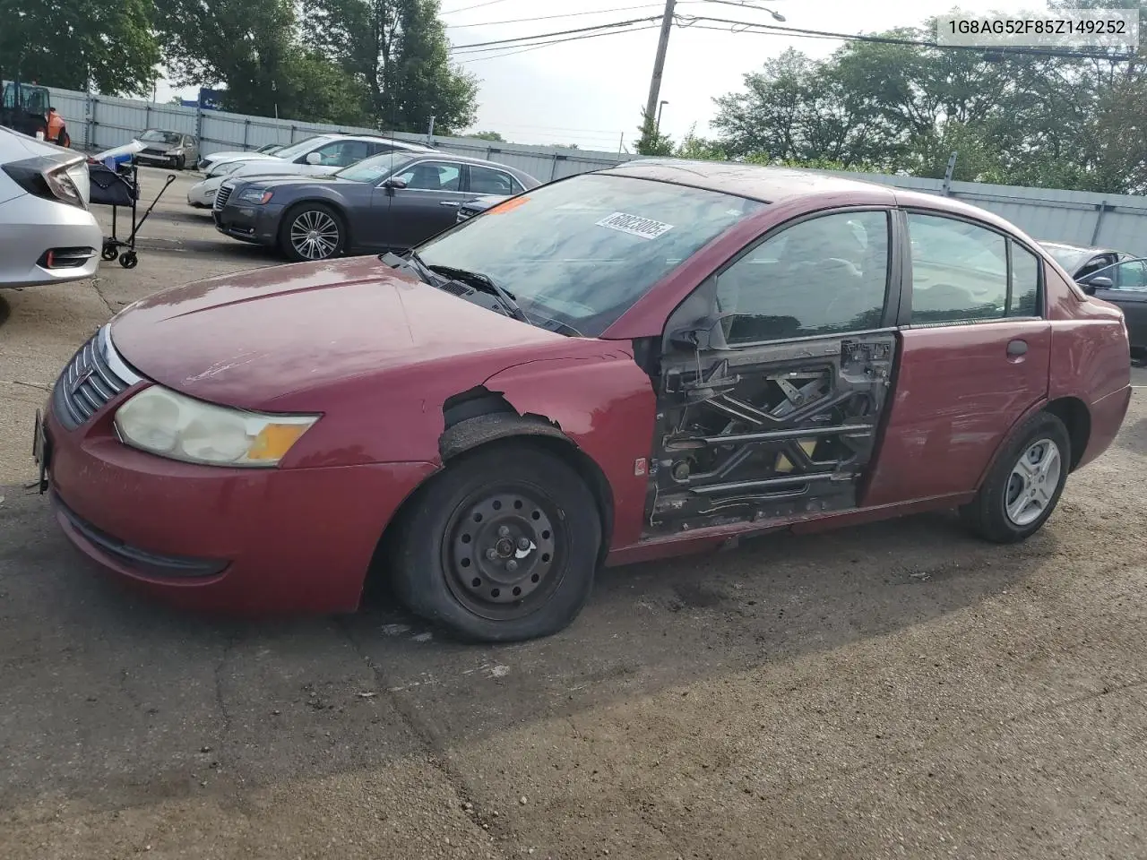 2005 Saturn Ion Level 1 VIN: 1G8AG52F85Z149252 Lot: 60823005