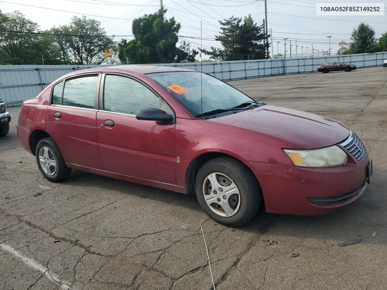 2005 Saturn Ion Level 1 VIN: 1G8AG52F85Z149252 Lot: 60823005