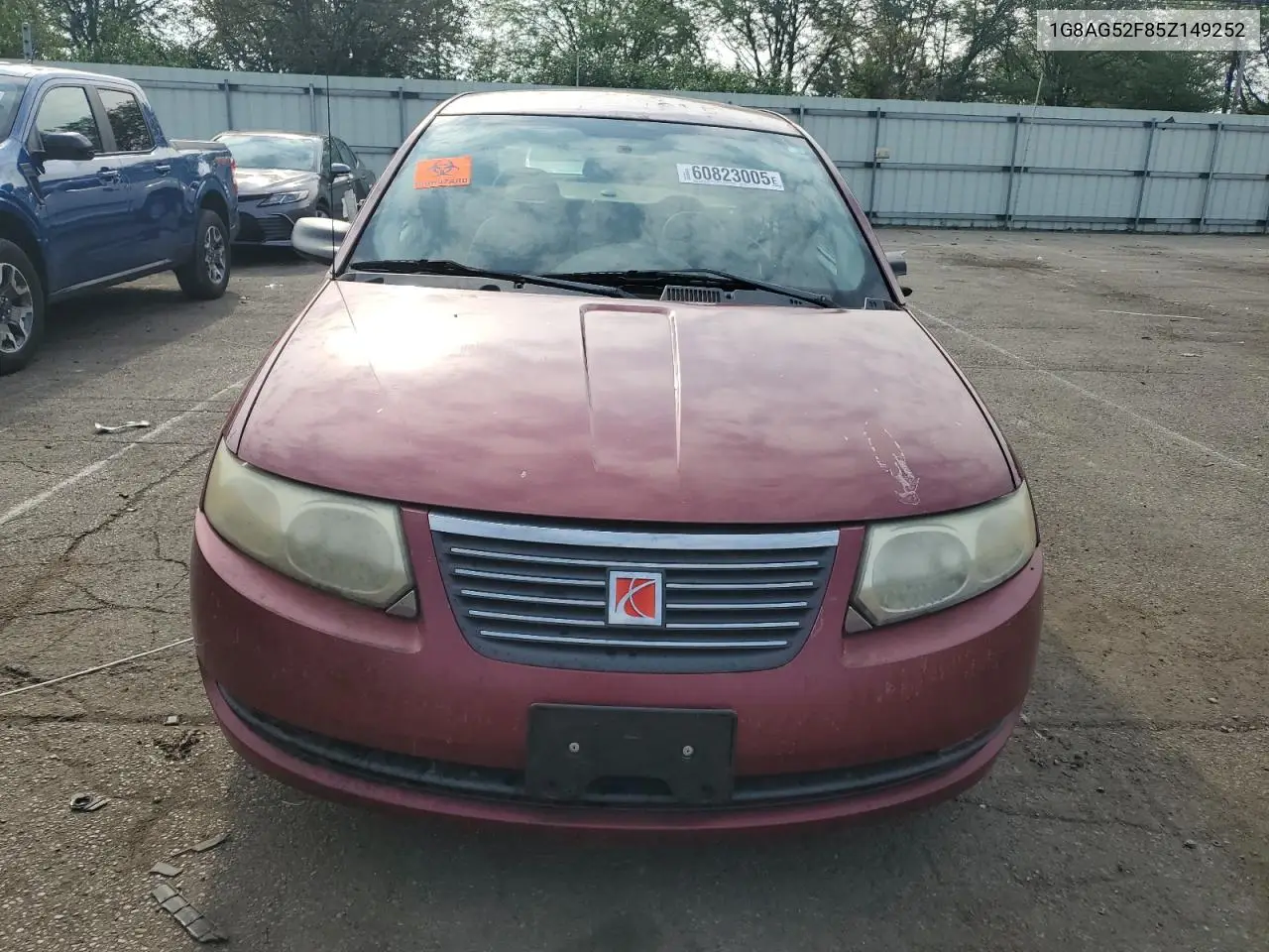 2005 Saturn Ion Level 1 VIN: 1G8AG52F85Z149252 Lot: 60823005