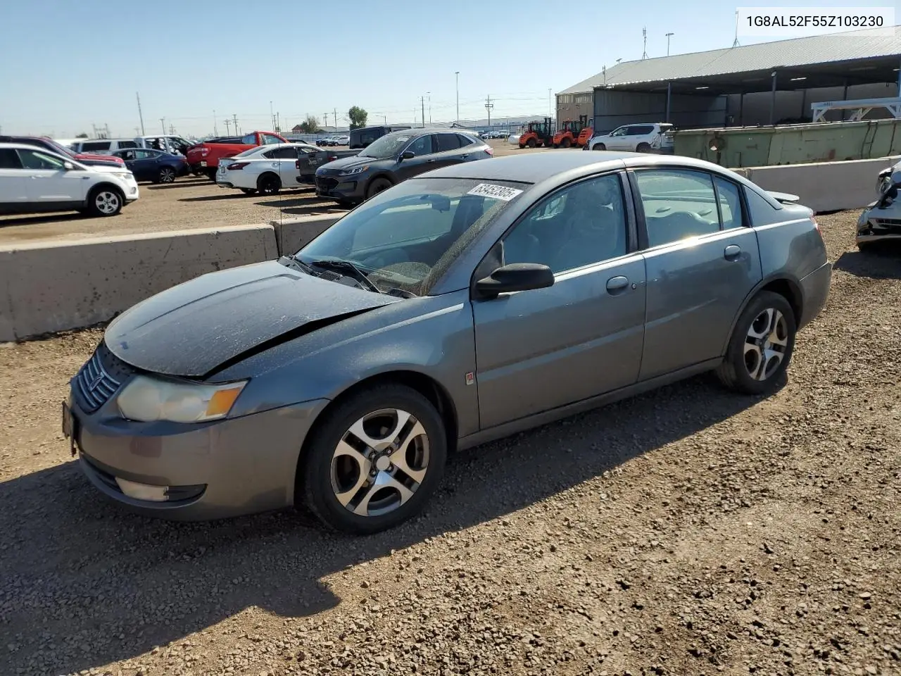 2005 Saturn Ion Level 3 VIN: 1G8AL52F55Z103230 Lot: 63452305