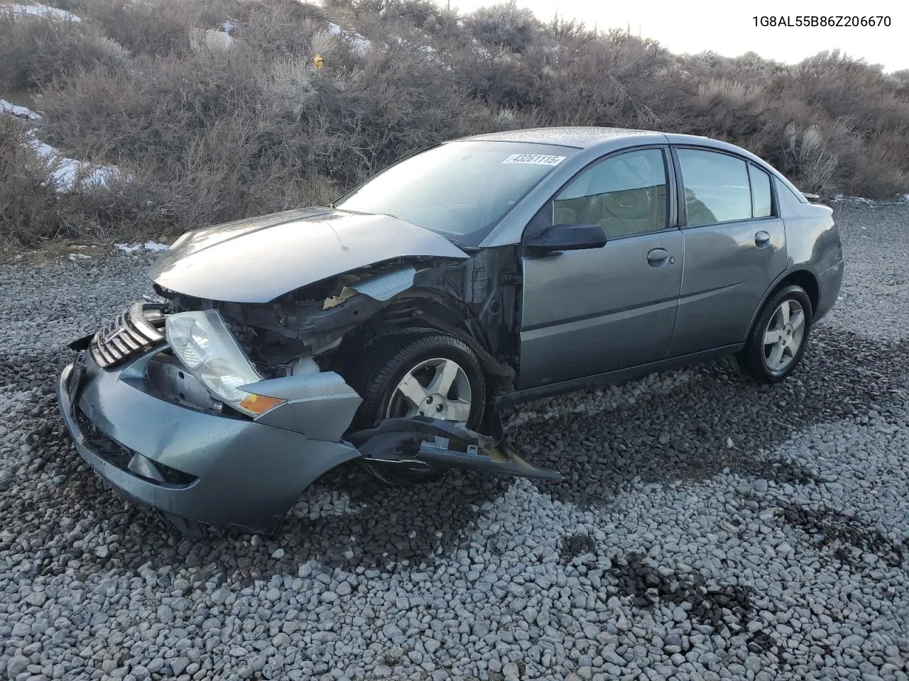 2006 Saturn Ion Level 3 VIN: 1G8AL55B86Z206670 Lot: 43261115
