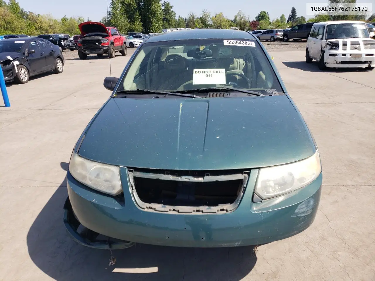 2006 Saturn Ion Level 3 VIN: 1G8AL55F76Z178170 Lot: 55364385