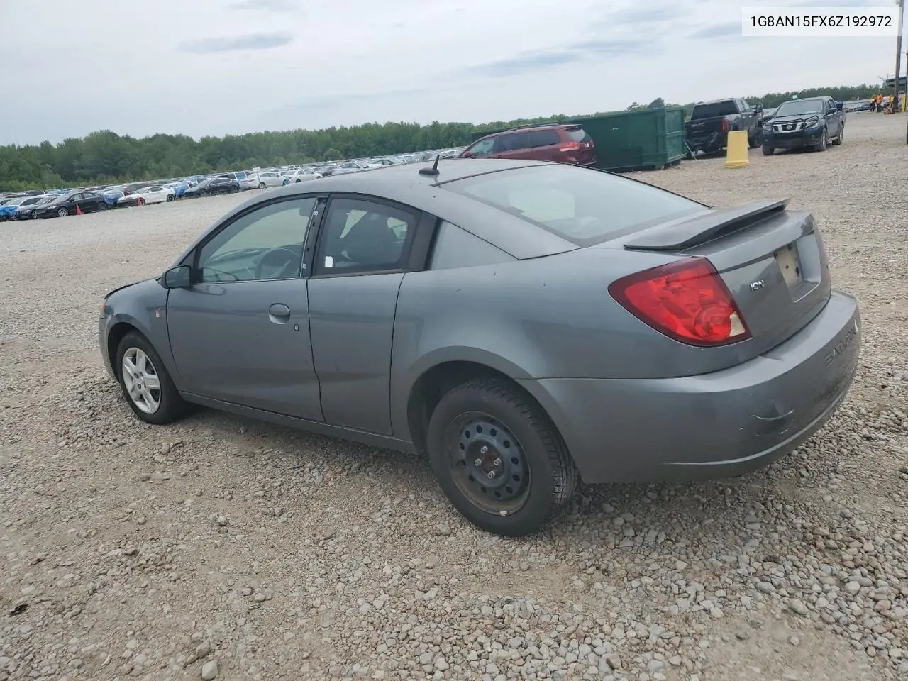 2006 Saturn Ion Level 2 VIN: 1G8AN15FX6Z192972 Lot: 55934835