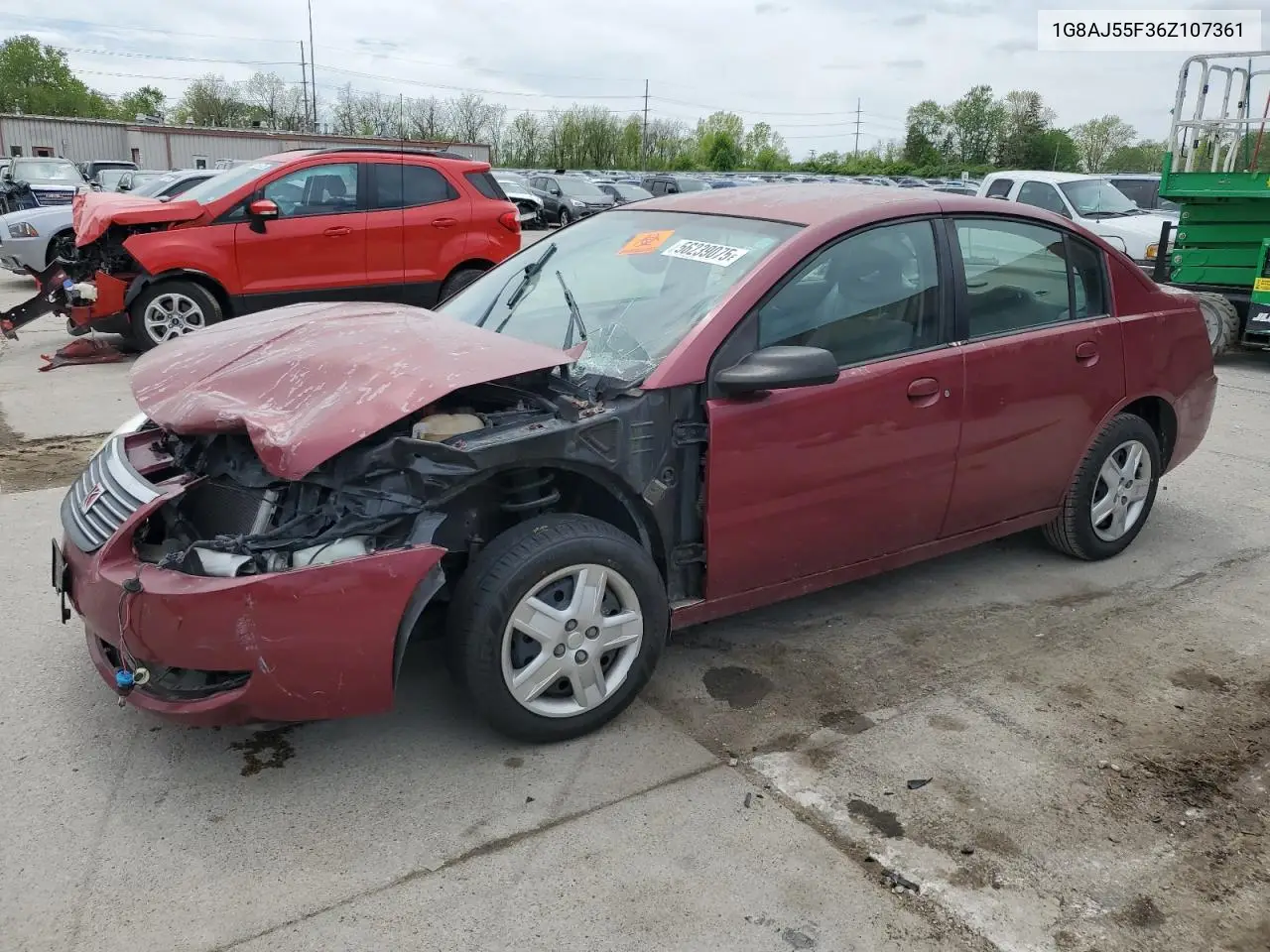 2006 Saturn Ion Level 2 VIN: 1G8AJ55F36Z107361 Lot: 56239075