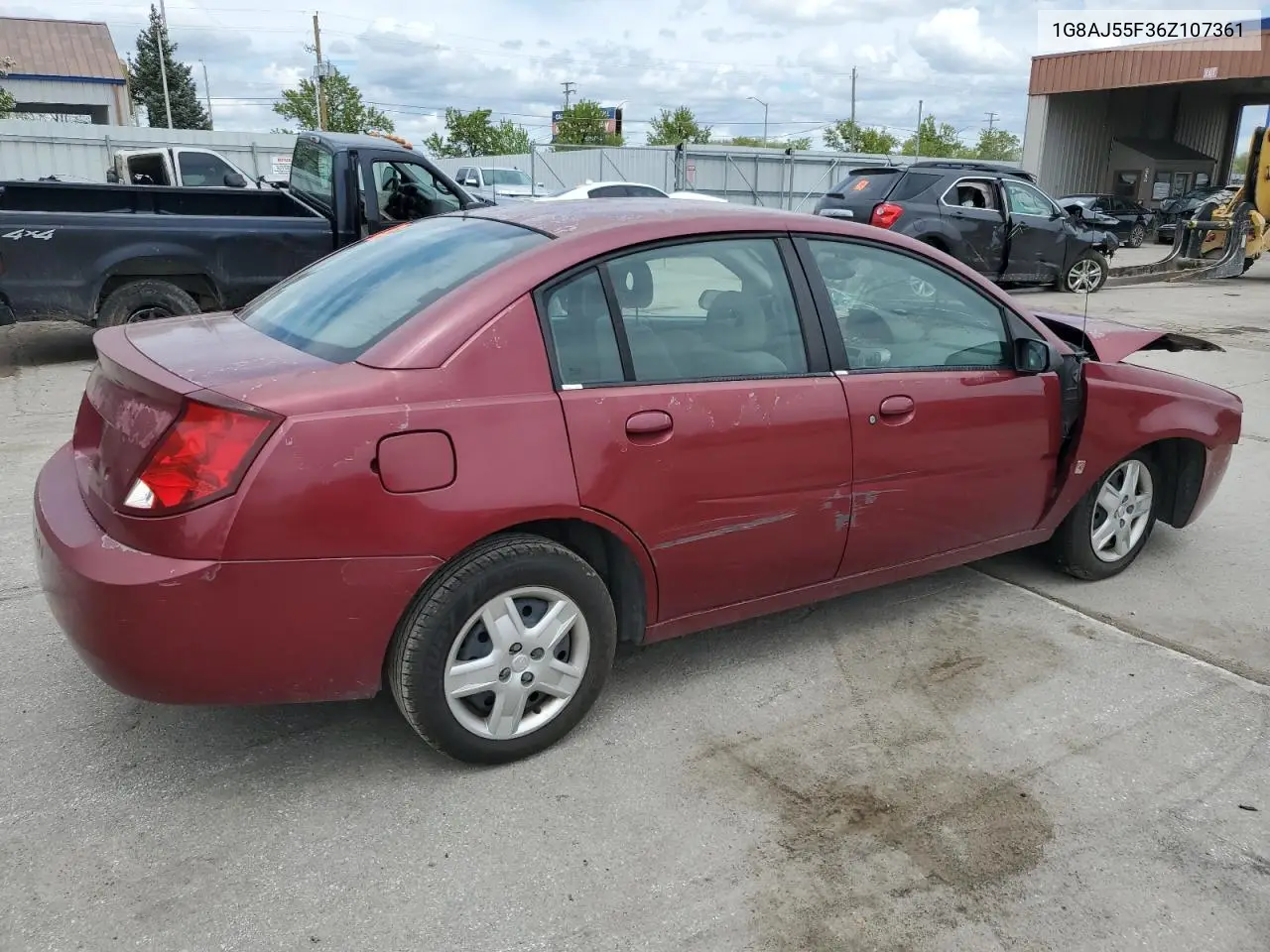 2006 Saturn Ion Level 2 VIN: 1G8AJ55F36Z107361 Lot: 56239075