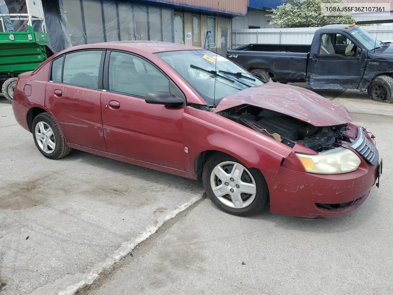 2006 Saturn Ion Level 2 VIN: 1G8AJ55F36Z107361 Lot: 56239075