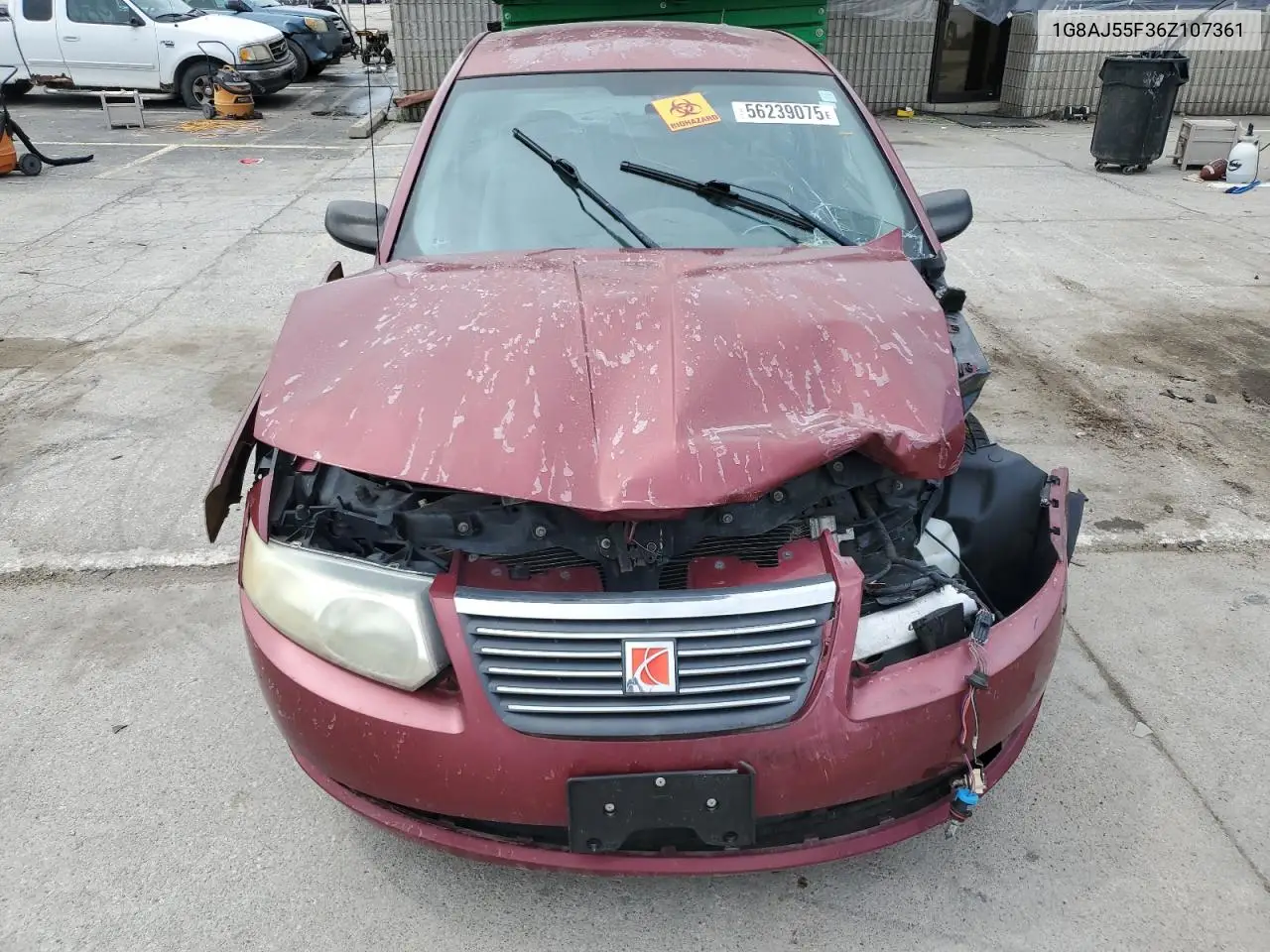 2006 Saturn Ion Level 2 VIN: 1G8AJ55F36Z107361 Lot: 56239075