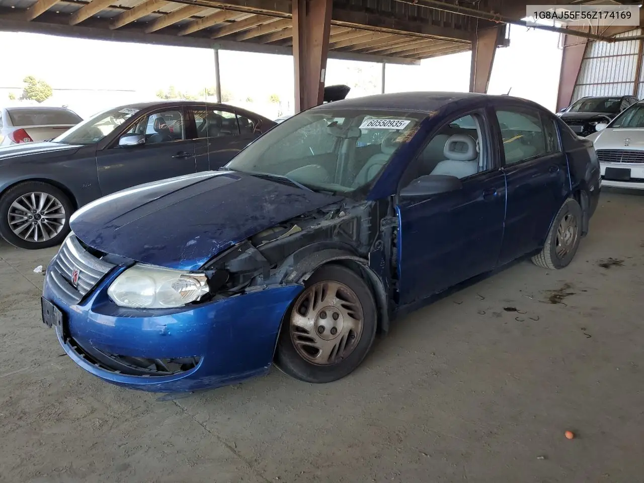 2006 Saturn Ion Level 2 VIN: 1G8AJ55F56Z174169 Lot: 60550935