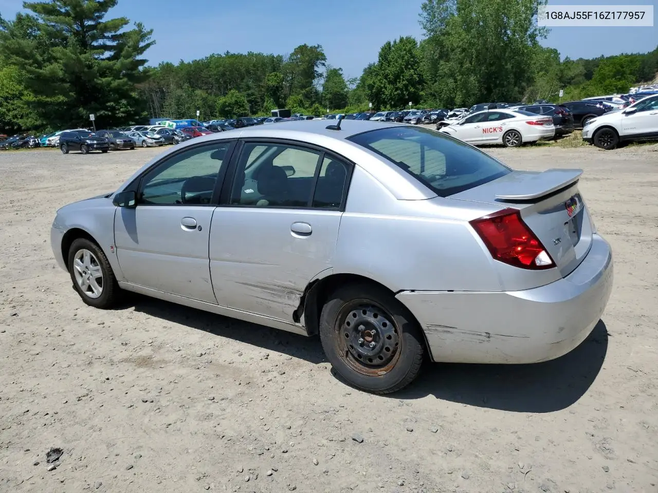 2006 Saturn Ion Level 2 VIN: 1G8AJ55F16Z177957 Lot: 60805095