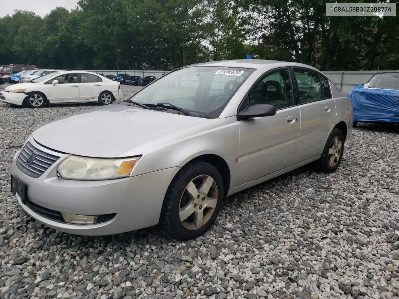 2006 Saturn Ion Level 3 VIN: 1G8AL58B36Z208774 Lot: 61066825