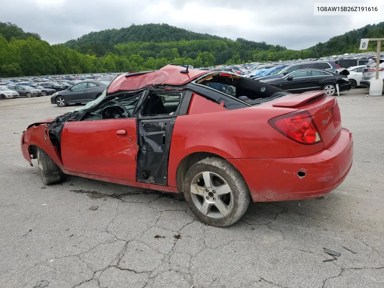 2006 Saturn Ion Level 3 VIN: 1G8AW15B26Z191616 Lot: 62696195