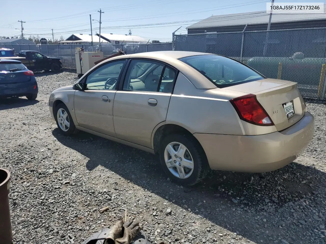 2007 Saturn Ion Level 2 VIN: 1G8AJ55F17Z173246 Lot: 54895055