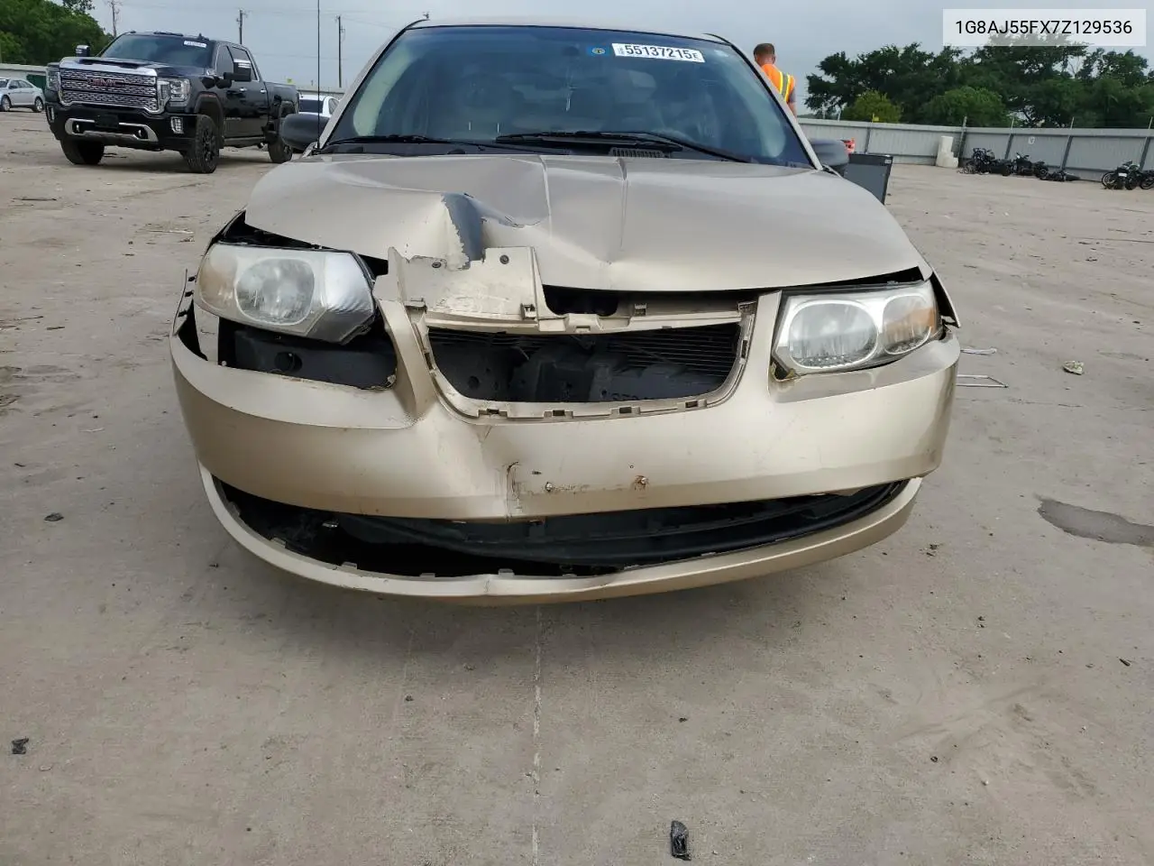 2007 Saturn Ion Level 2 VIN: 1G8AJ55FX7Z129536 Lot: 55137215