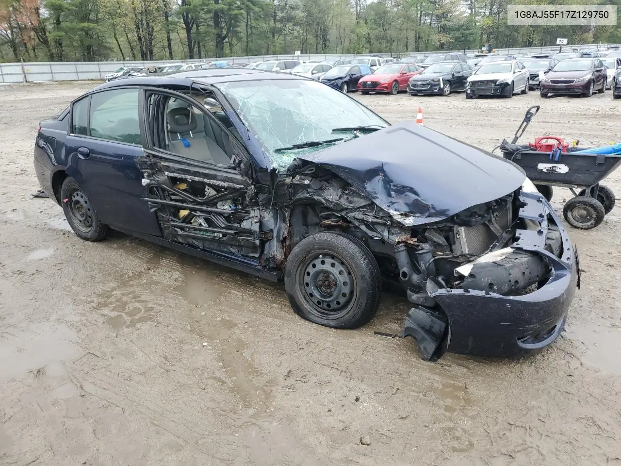 2007 Saturn Ion Level 2 VIN: 1G8AJ55F17Z129750 Lot: 55780225